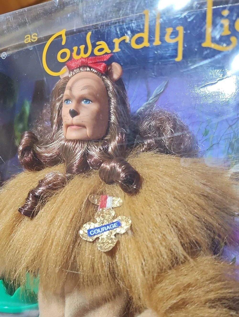 1999 MATTEL WIZARD OF OZ COLLECTOR EDITION KEN AS COWARDLY LION DOLL